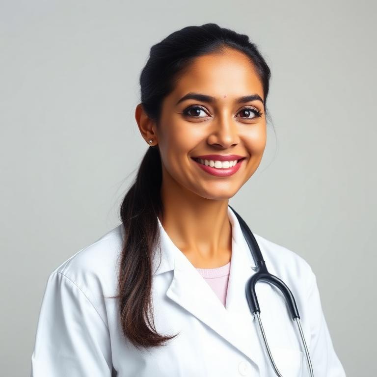 Portrait of Dr. Shalini Verma, Consultant Pathologist at Vitalis Multispeciality Hospital